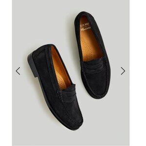 Madewell $185 x G.H.BASS Whitney Weejuns® Penny Loafers Black Size 8.5